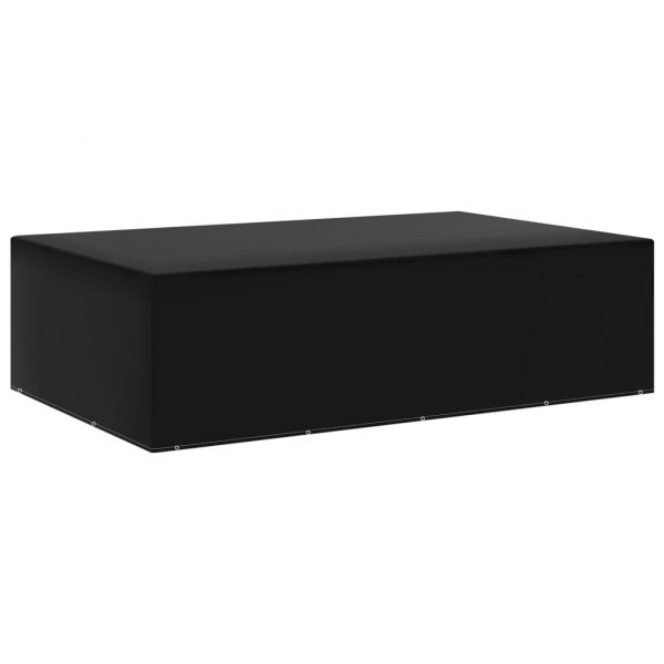 Покривала за градински мебели 2 бр 12 капси 325x205x90 см