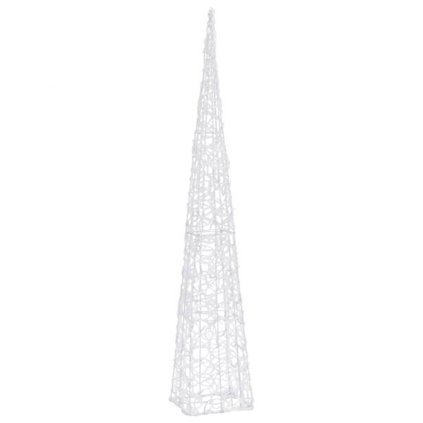 Акрилен декоративен LED светещ конус, син, 120 см