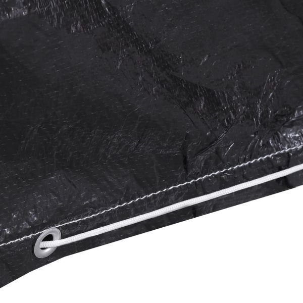 Покривала за градински мебели 2 бр 10 капси 205x90 см