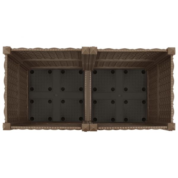 Повдигната леха, 80x40x38 см, полипропилен