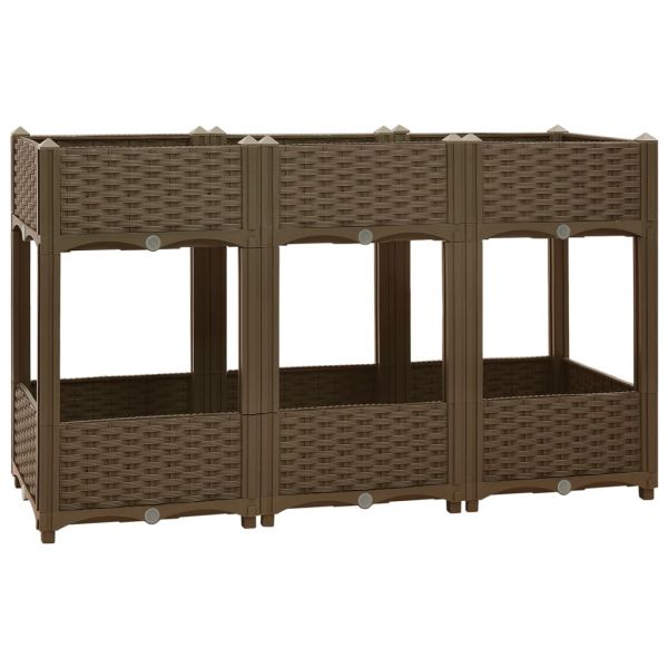 Повдигната леха, 120x40x71 см, полипропилен