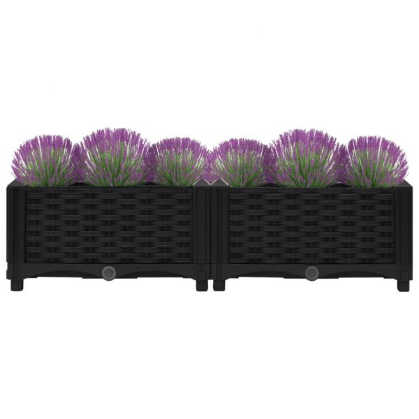 Повдигната леха, 80x40x23 см, полипропилен