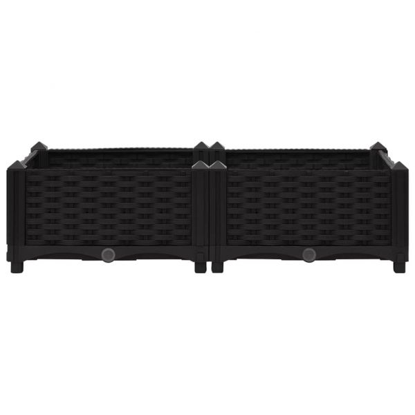 Повдигната леха, 80x40x23 см, полипропилен