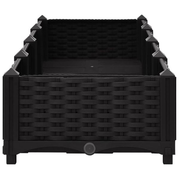 Повдигната леха, 160x40x23 см, полипропилен