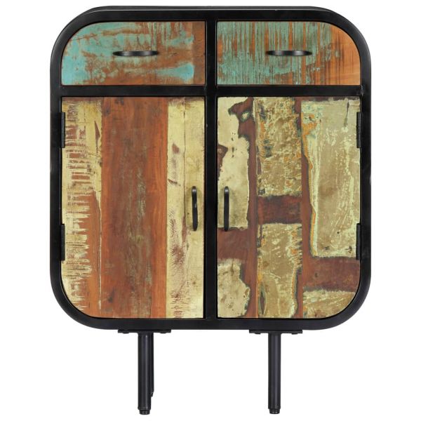 Шкаф, 60x30x75 см, регенерирано дърво масив