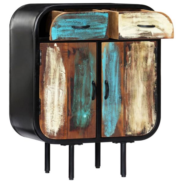 Шкаф, 60x30x75 см, регенерирано дърво масив