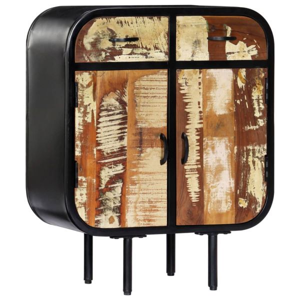 Шкаф, 60x30x75 см, регенерирано дърво масив