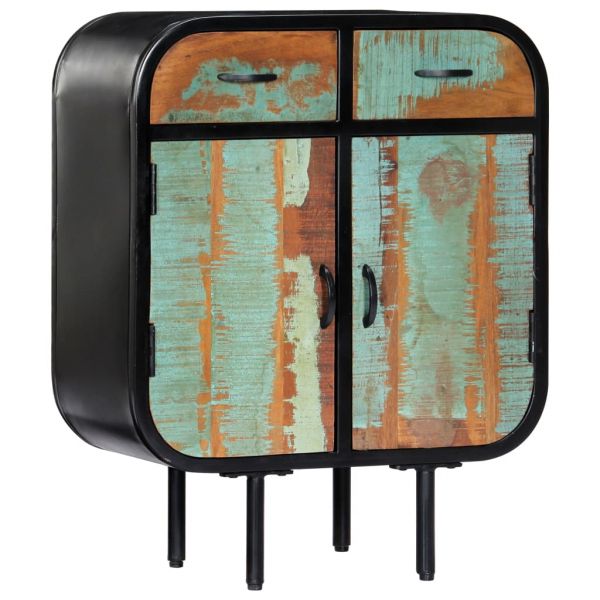 Шкаф, 60x30x75 см, регенерирано дърво масив