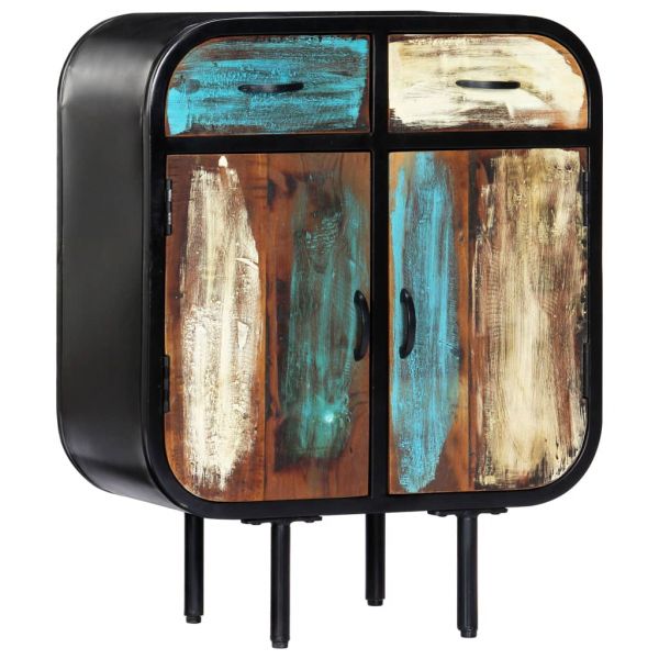 Шкаф, 60x30x75 см, регенерирано дърво масив