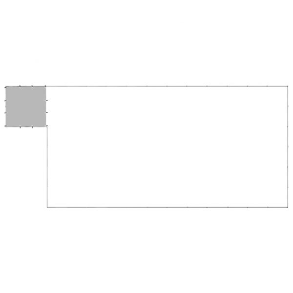 Клетка за кучета, черна, 22,99 м², стомана