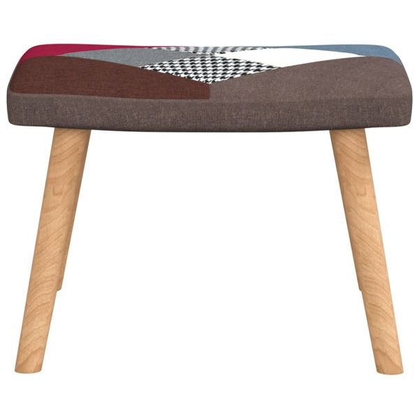 Люлеещ стол с табуретка, пачуърк, плат