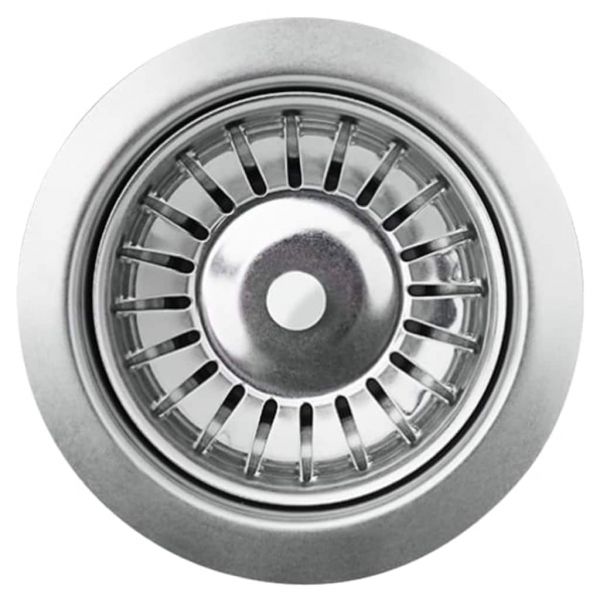 Гранитна кухненска мивка с едно корито, кръгла, черна