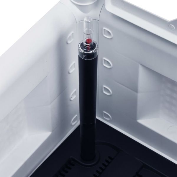 Градинска повдигната леха с решетка, самополивна, бяла