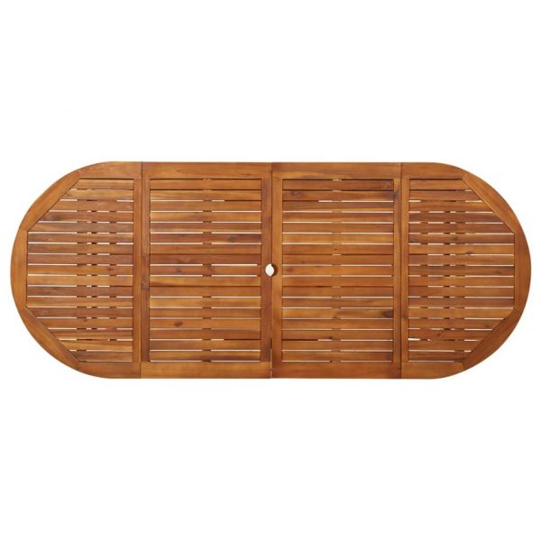 Градинска трапезна маса, 220x90x75 cм, акациево дърво масив