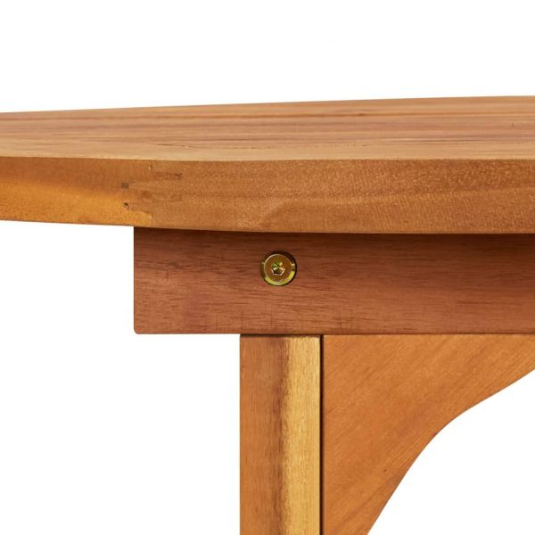 Градинска трапезна маса, 220x90x75 cм, акациево дърво масив