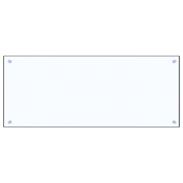 Кухненски гръб, прозрачен, 100x40 см, закалено стъкло