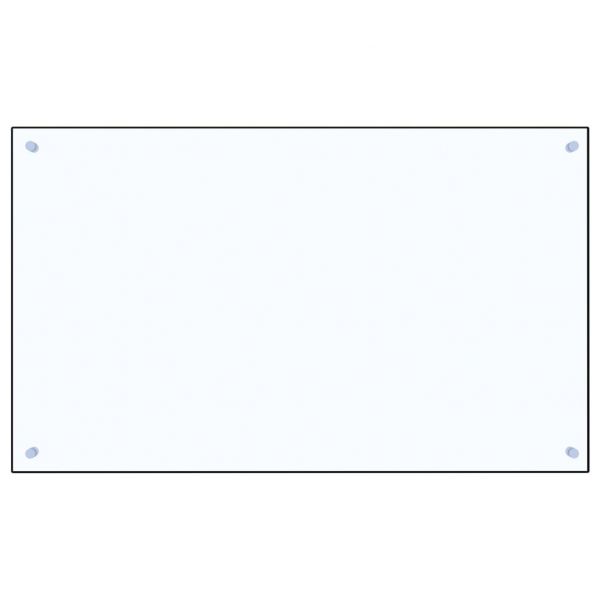 Кухненски гръб, прозрачен, 100x60 см, закалено стъкло