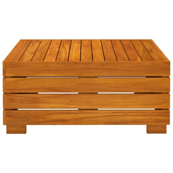 Градински комплект с възглавници, 2 части, акациево дърво масив