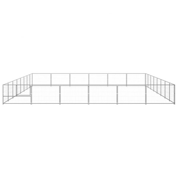 Клетка за кучета, сива, 48 м², стомана
