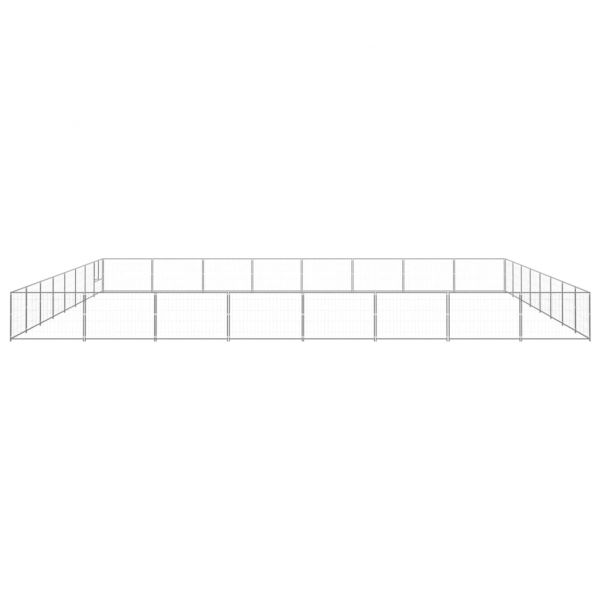 Клетка за кучета, сива, 64 м², стомана