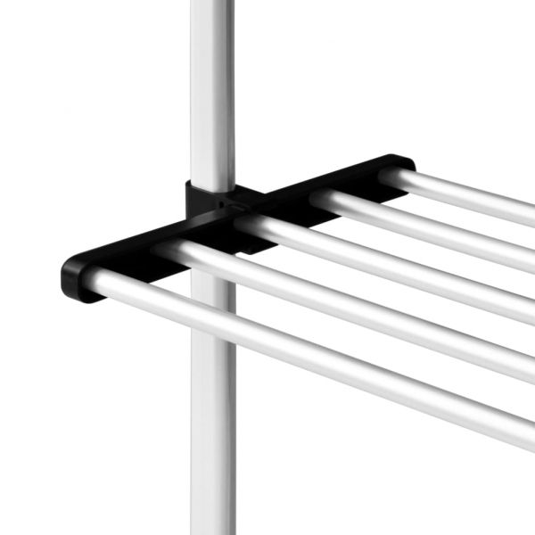 Телескопична система за гардероб с рафтове, алуминий