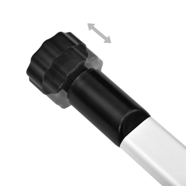 Телескопична система за гардероб с лостове, алуминий