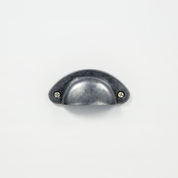 Гардероб с 2 врати Hill бял 89x50x170 см борово дърво масив