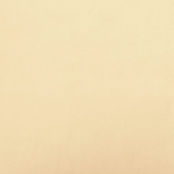 Стол за релакс с табуретка, кремавобял, кадифе и PVC