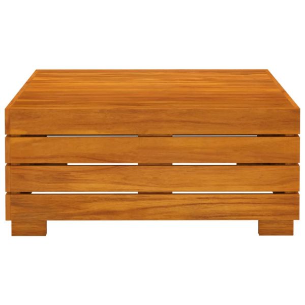 Градинска маса и табуретка с възглавница, акациево дърво масив