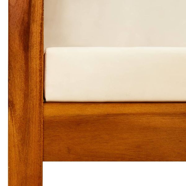 Градинска пейка със сенник, акациево дърво масив