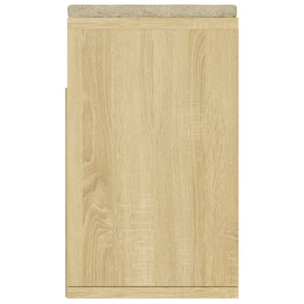 Пейка за обувки, дъб сонома, 104x30x49 см, инженерно дърво