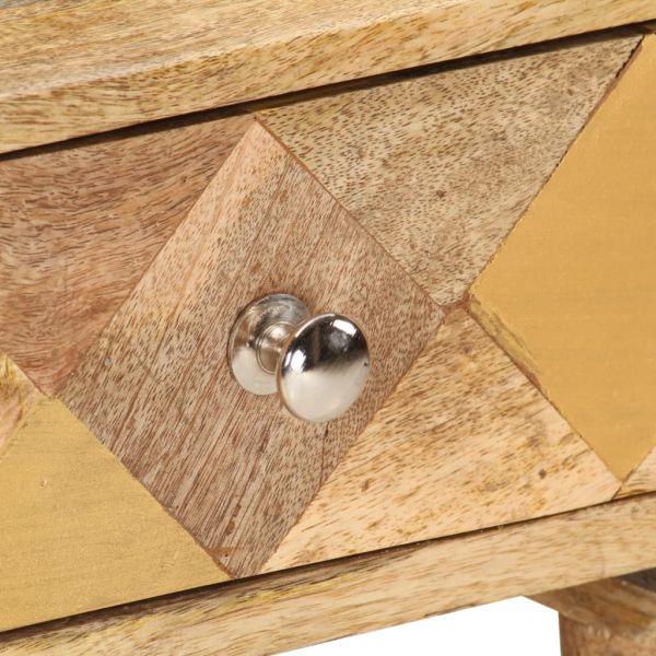 Нощно шкафче, 43x30x58 см, мангово дърво масив