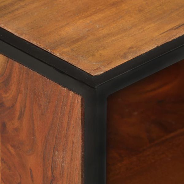 ТВ шкаф, 110x30x45 cм, акациево дърво масив