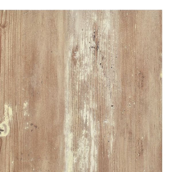 Самозалепващи подови дъски 20 бр PVC 1,86 м² кафяви