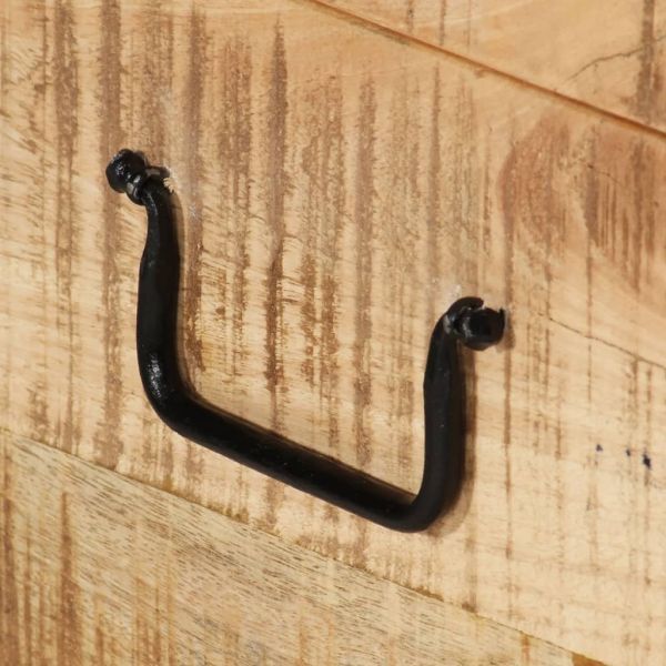 Сандък за съхранение, грубо мангово дърво масив