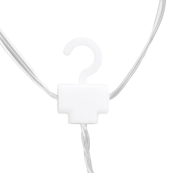 Светеща завеса звезди и луни с дистанционно 138 LED цветни