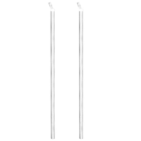 Оградна мрежа с колове и клинове поцинкована стомана 25x1,5 м