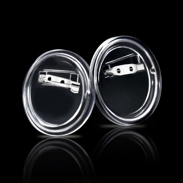 Комплект бутонни значки със закопчалки 100 бр акрил 44 мм