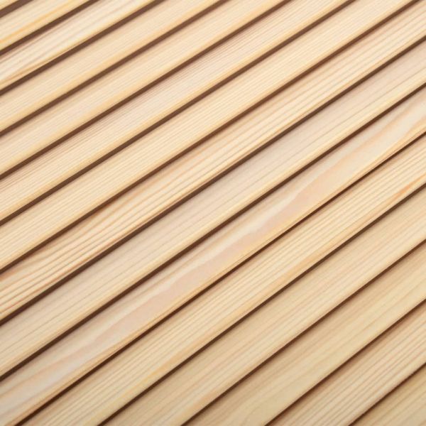 Врати за шкафове с решетен дизайн 4 бр 99,3x59,4 см бор масив