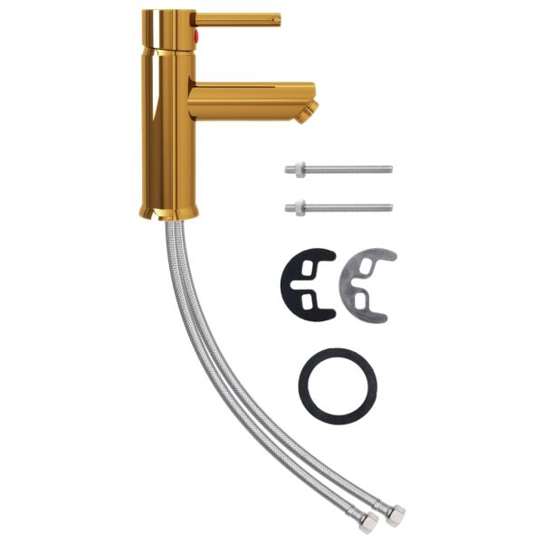 Смесител за баня, златист, 130x176 мм