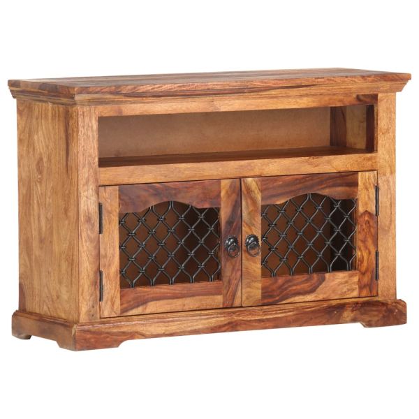 ТВ шкаф, 90x30x60 cм, акациево дърво масив