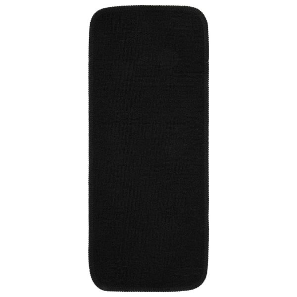 Противоплъзгащи стелки за стълби, 15 бр, 60x25 см, черни