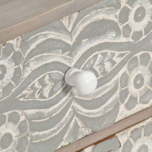 ТВ шкаф, 120x30x40 cм, акациево дърво масив