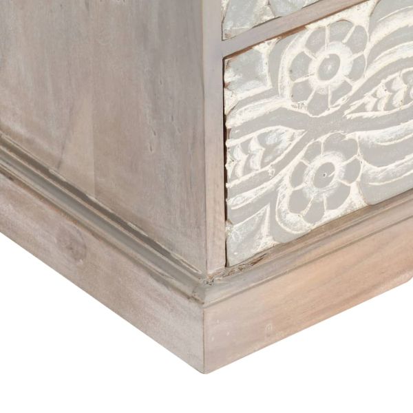 ТВ шкаф, 120x30x40 cм, акациево дърво масив