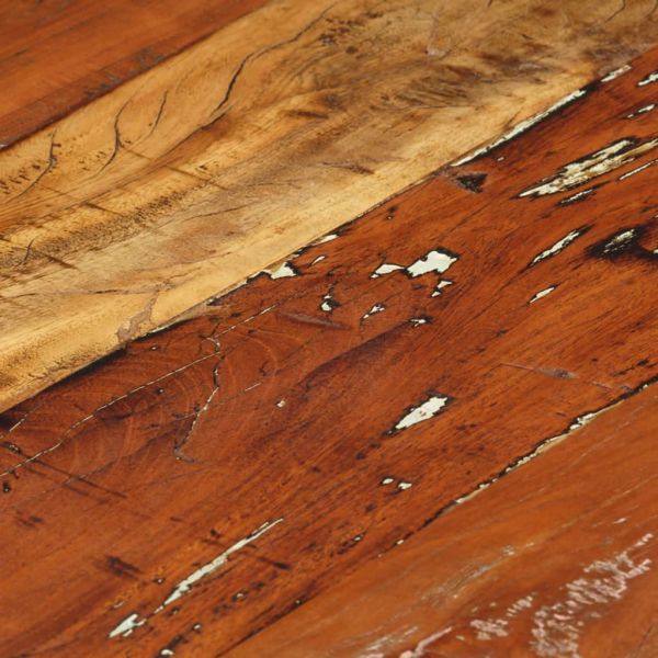 Маса за кафе, Ø68 cм, регенерирано дърво масив