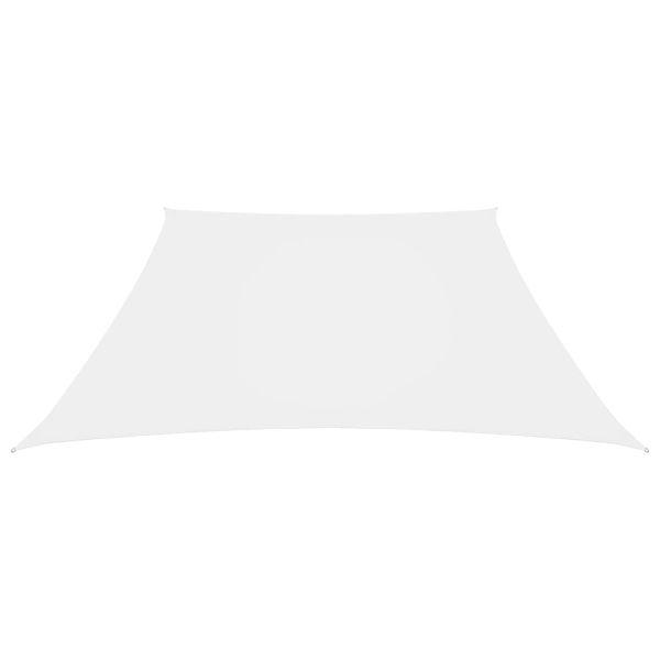 Платно-сенник, Оксфорд текстил, трапец, 2/4x3 м, бяло
