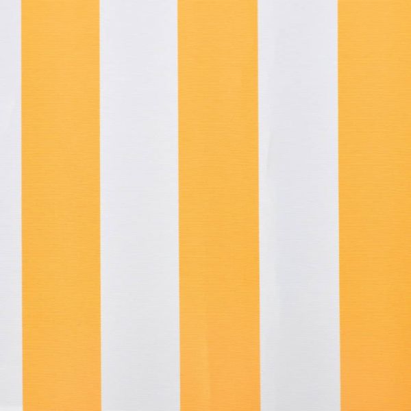 Платно за тента, оранжево и бяло, 350x250 см