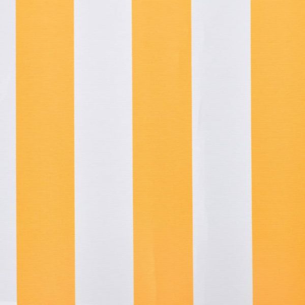 Платно за тента, оранжево и бяло, 500x300 см