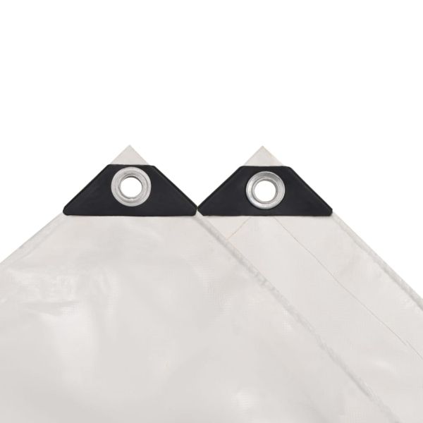 Брезентово платнище, 650 гр/м², 1,5x20 м, бяло