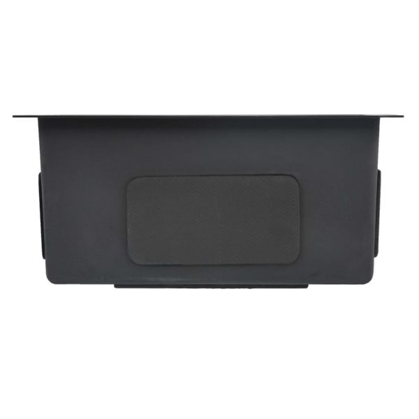 Ръчно изработена кухненска мивка, черна, неръждаема стомана